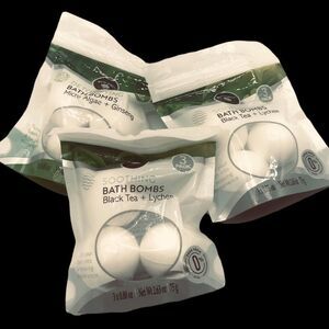 Bolero Bath Bombs 3*3 Tea and Lychee Micro Algae and Ginseng